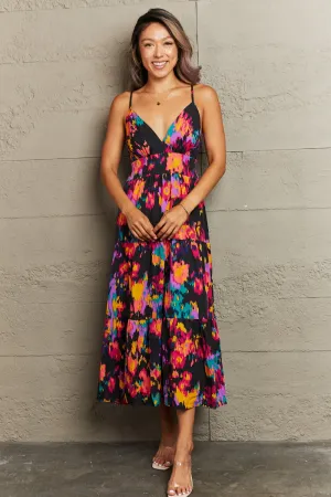 🌺 Cutout Spaghetti Strap Tiered Dress 🌺