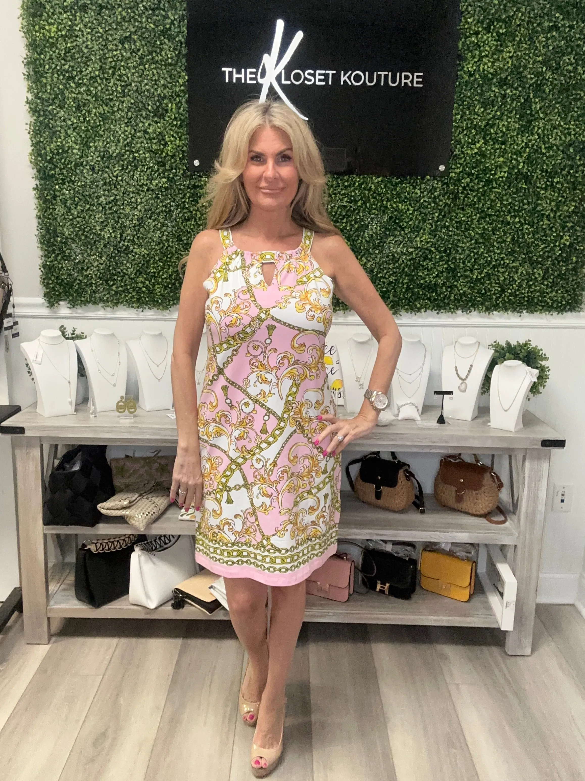 Adela Keyhole Dress