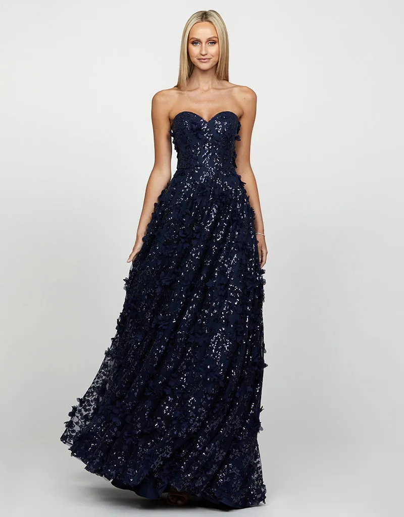 ADELA SWEETHEART PETAL BALL GOWN B41D01L