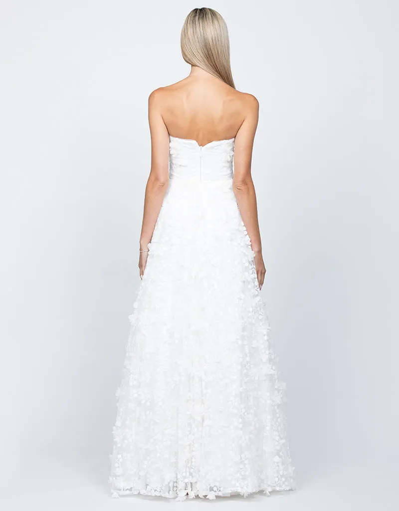 ADELA SWEETHEART PETAL BALL GOWN B41D01L