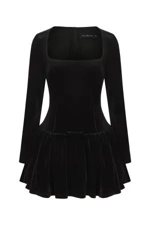AUDRINA DRESS IN BLACK