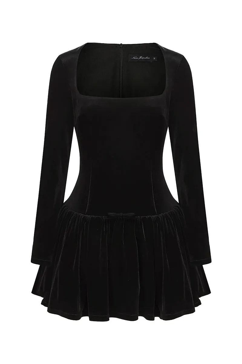AUDRINA DRESS IN BLACK