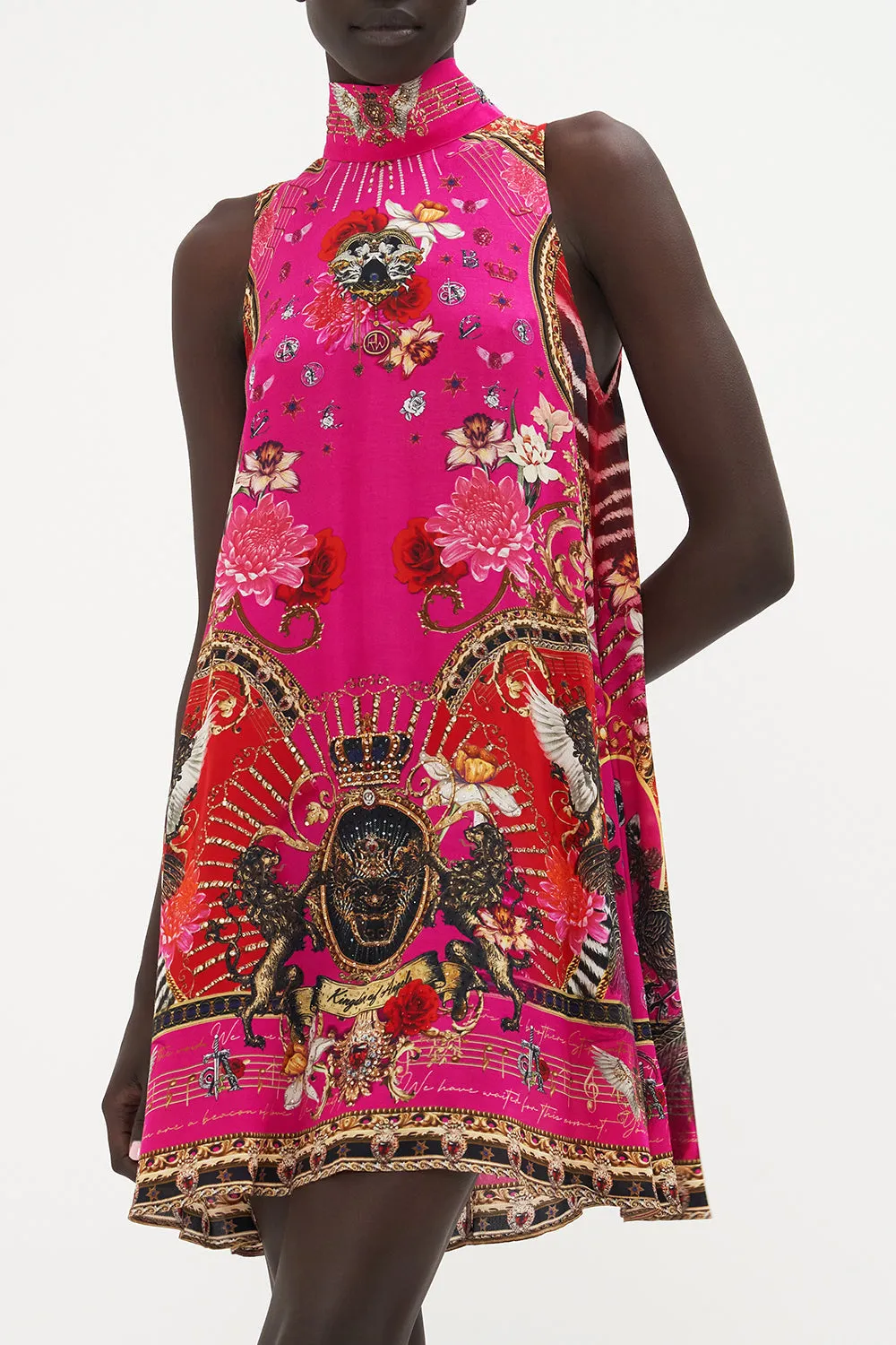BACK NECK TIE SHORT DRESS WHAT HAPPENS ON TOUR