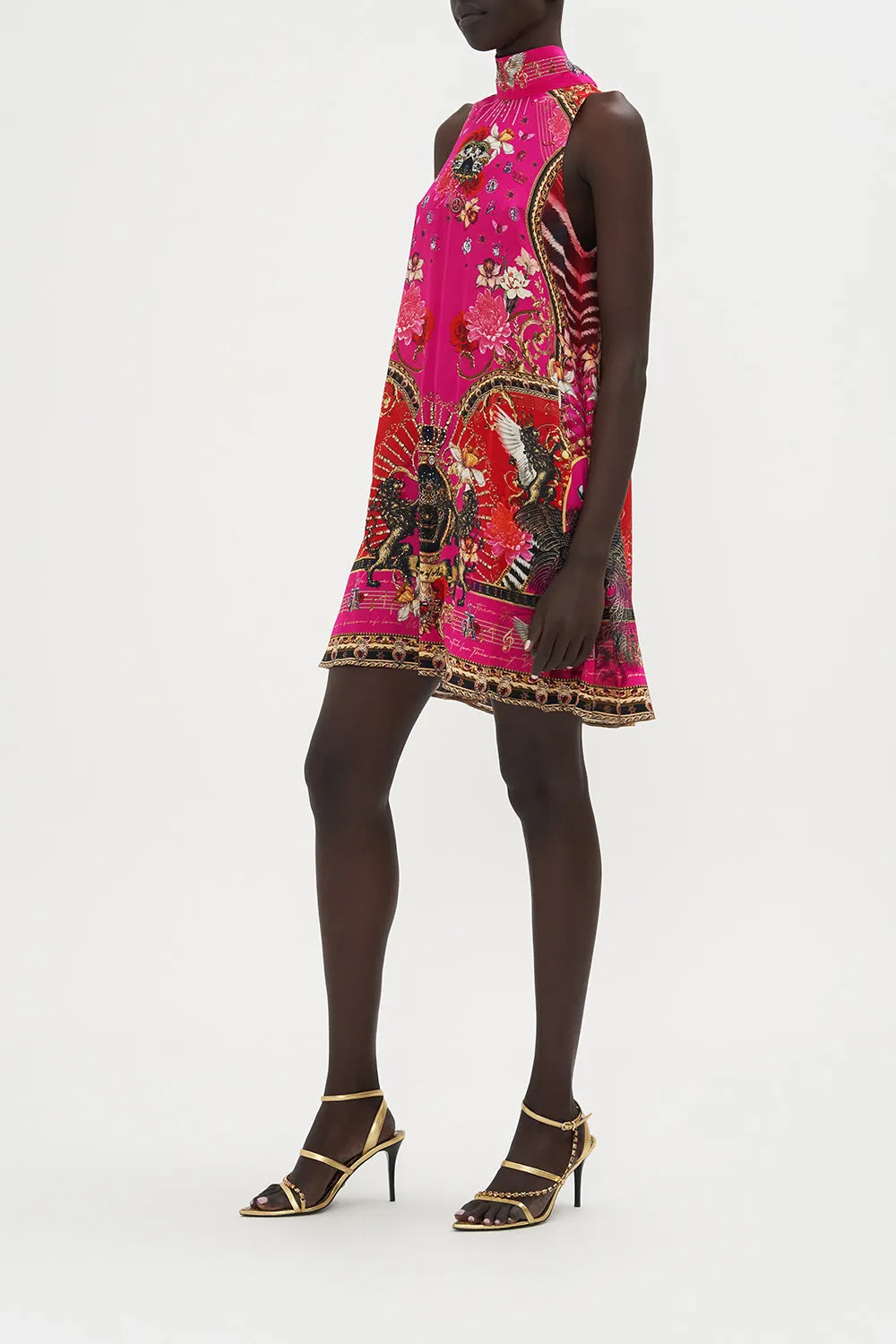 BACK NECK TIE SHORT DRESS WHAT HAPPENS ON TOUR