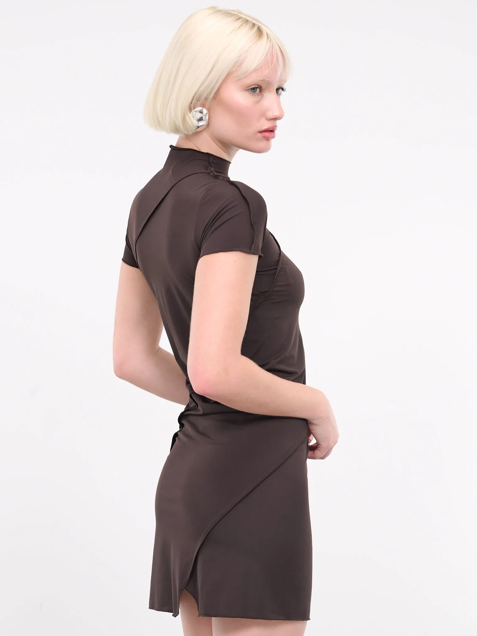 Bias Baby Sleeve Dress (DR50-1E-GANACHE)
