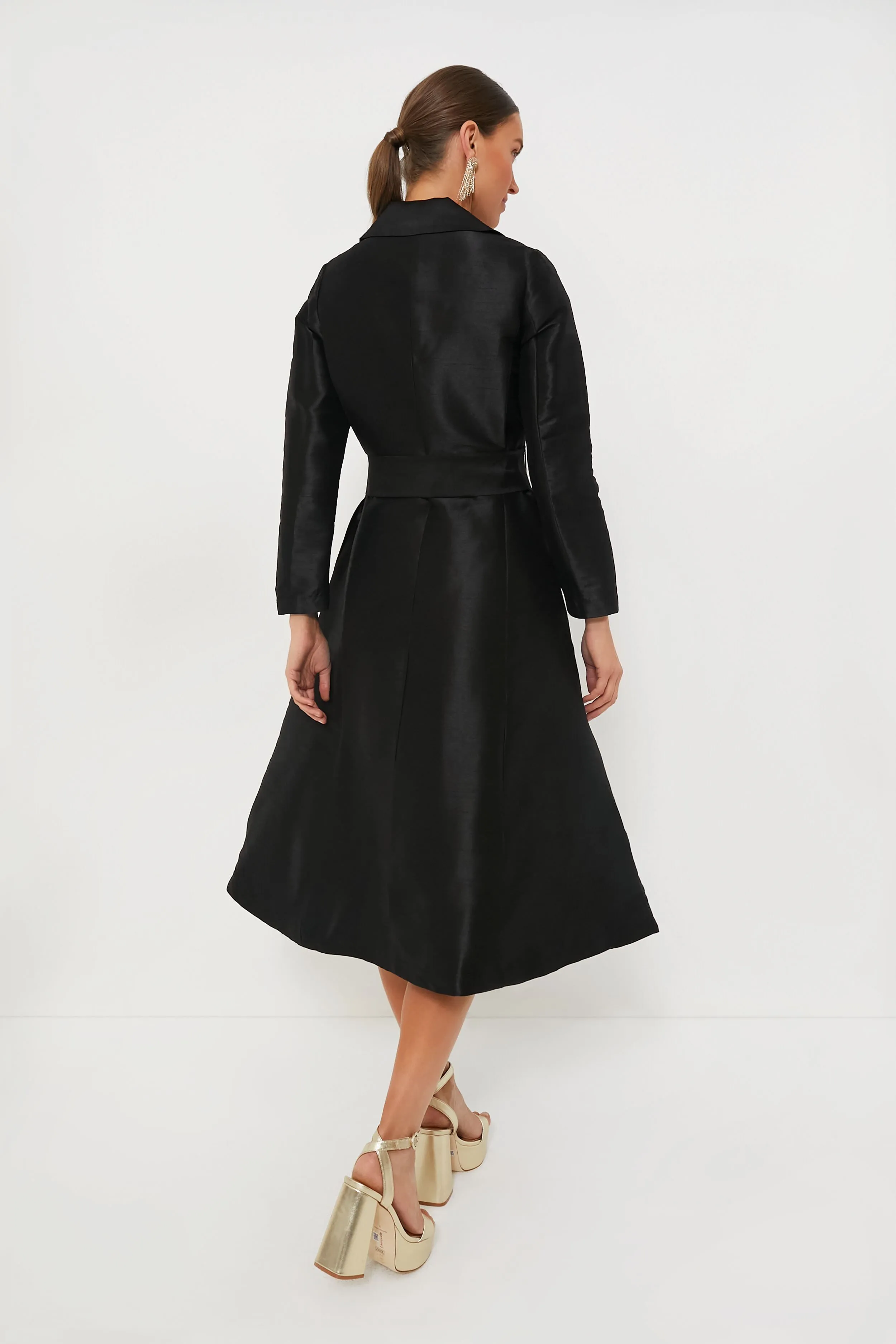 Black Lucille Wrap Dress