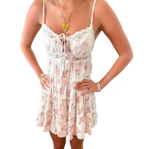 Blossom Ruffle Mini Dress