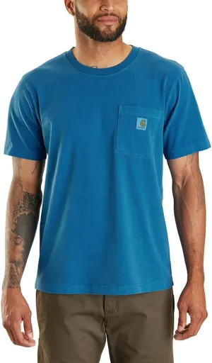 Carhartt Men's Relaxed Fit Lightweight Short-Sleeve Garment Dyed Pocket T-Shirt