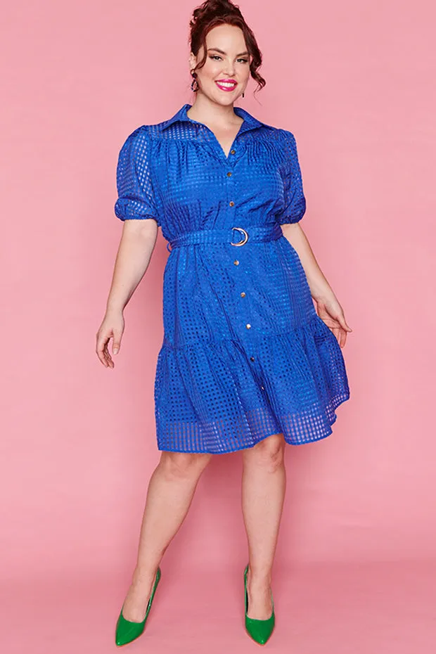 Caroline Cobalt Dress