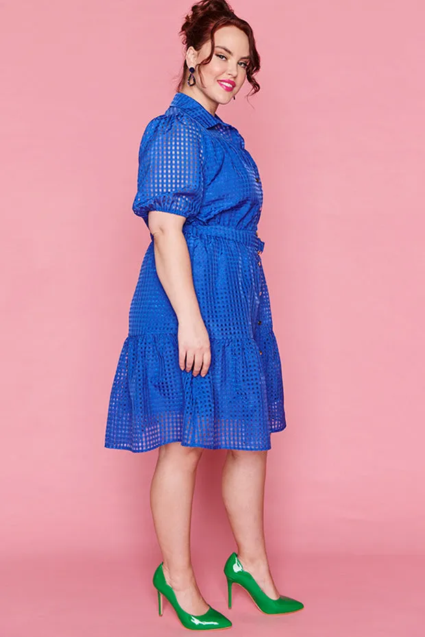 Caroline Cobalt Dress