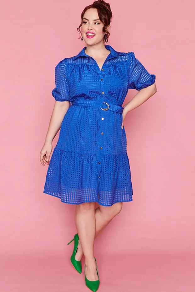 Caroline Cobalt Dress