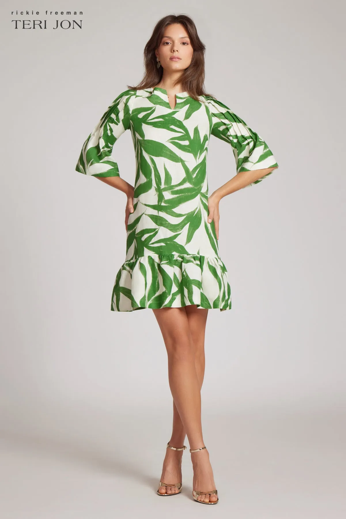 Cotton Printed Shirt Dress