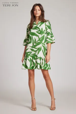 Cotton Printed Shirt Dress