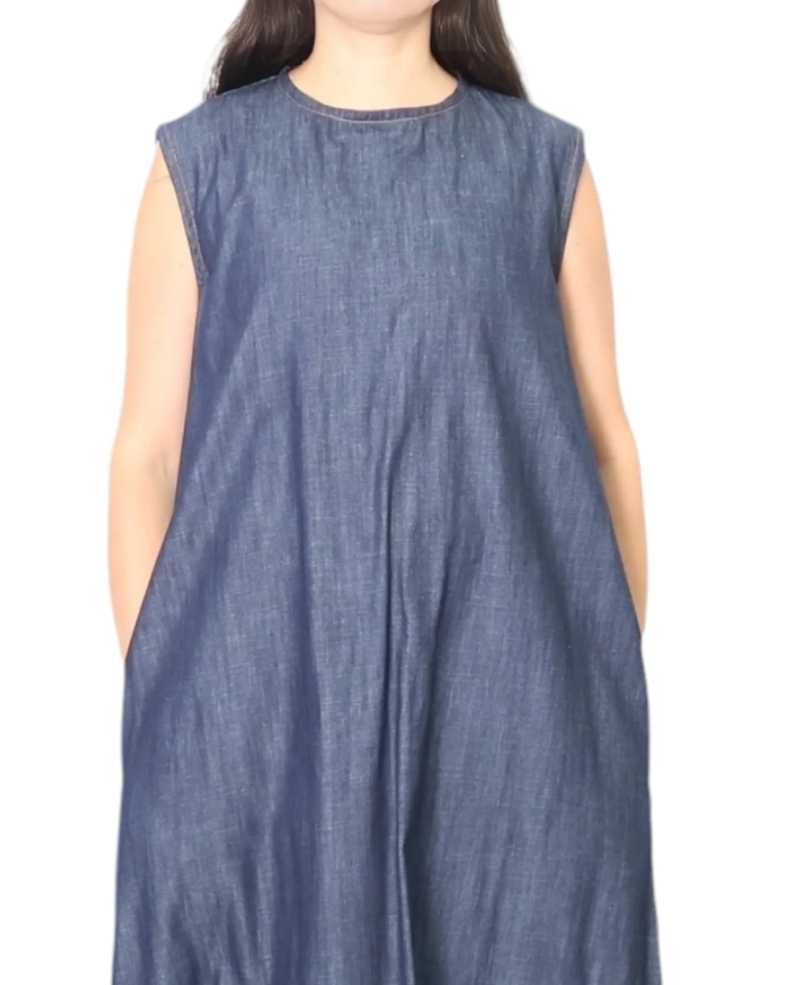 Denim Trapeze Dress
