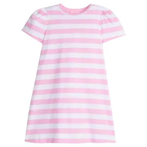 Everyday Dress - Pink Metallic Stripe