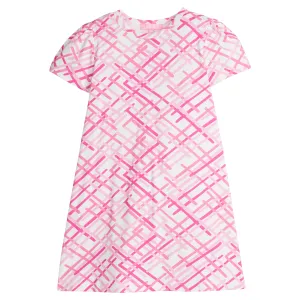 Everyday Dress - Pink Zig Zag