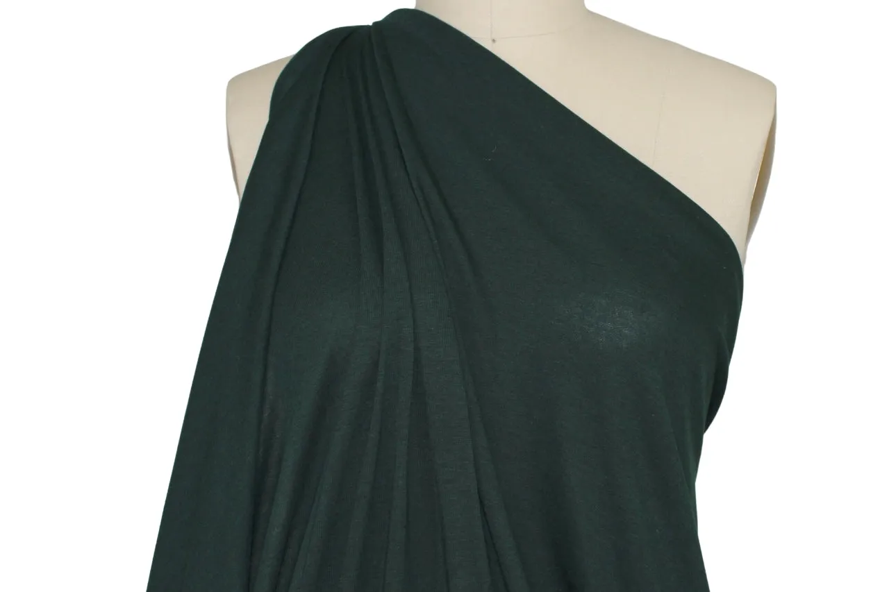Extra Wide Rayon Jersey - Dark Pine