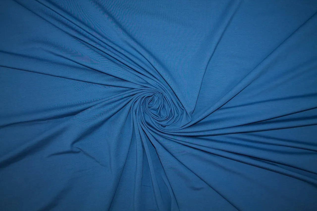 Extra Wide Rayon Jersey - Stormy Blue