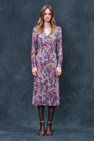Floral Dress With Long Sleeves