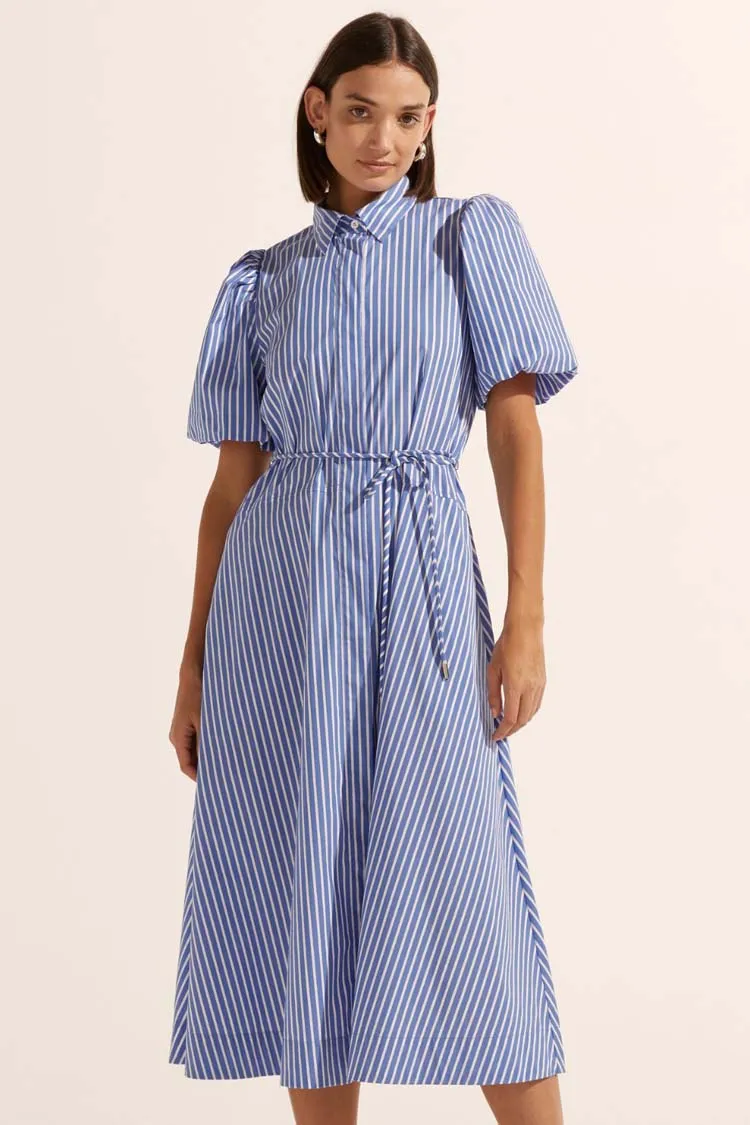 Hark Dress in Pacific Stripe