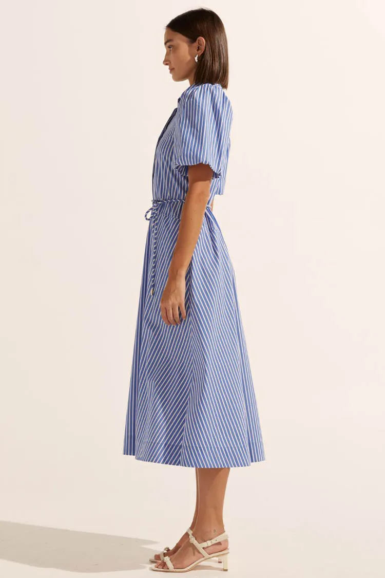 Hark Dress in Pacific Stripe