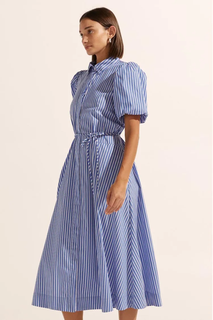 Hark Dress in Pacific Stripe