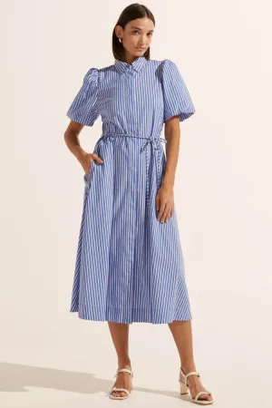 Hark Dress in Pacific Stripe