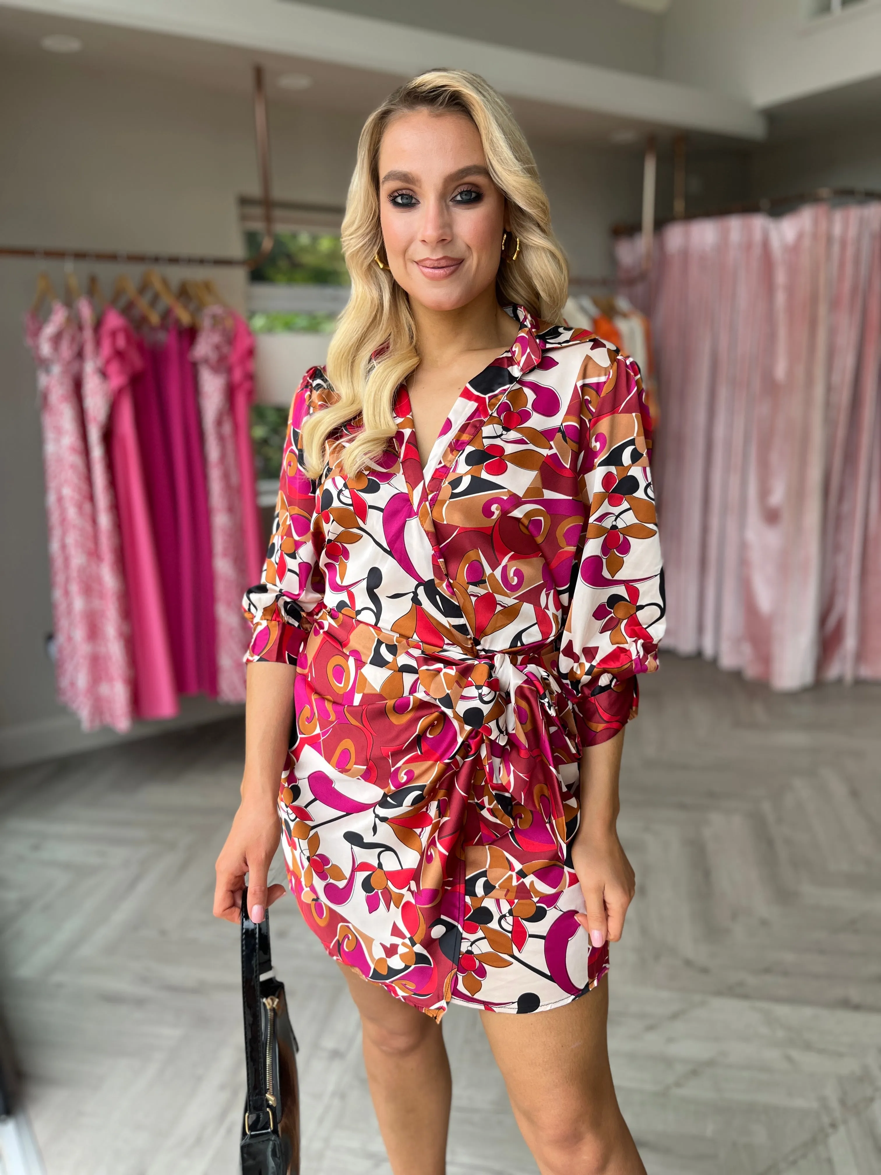 Jewel Cerise Dress