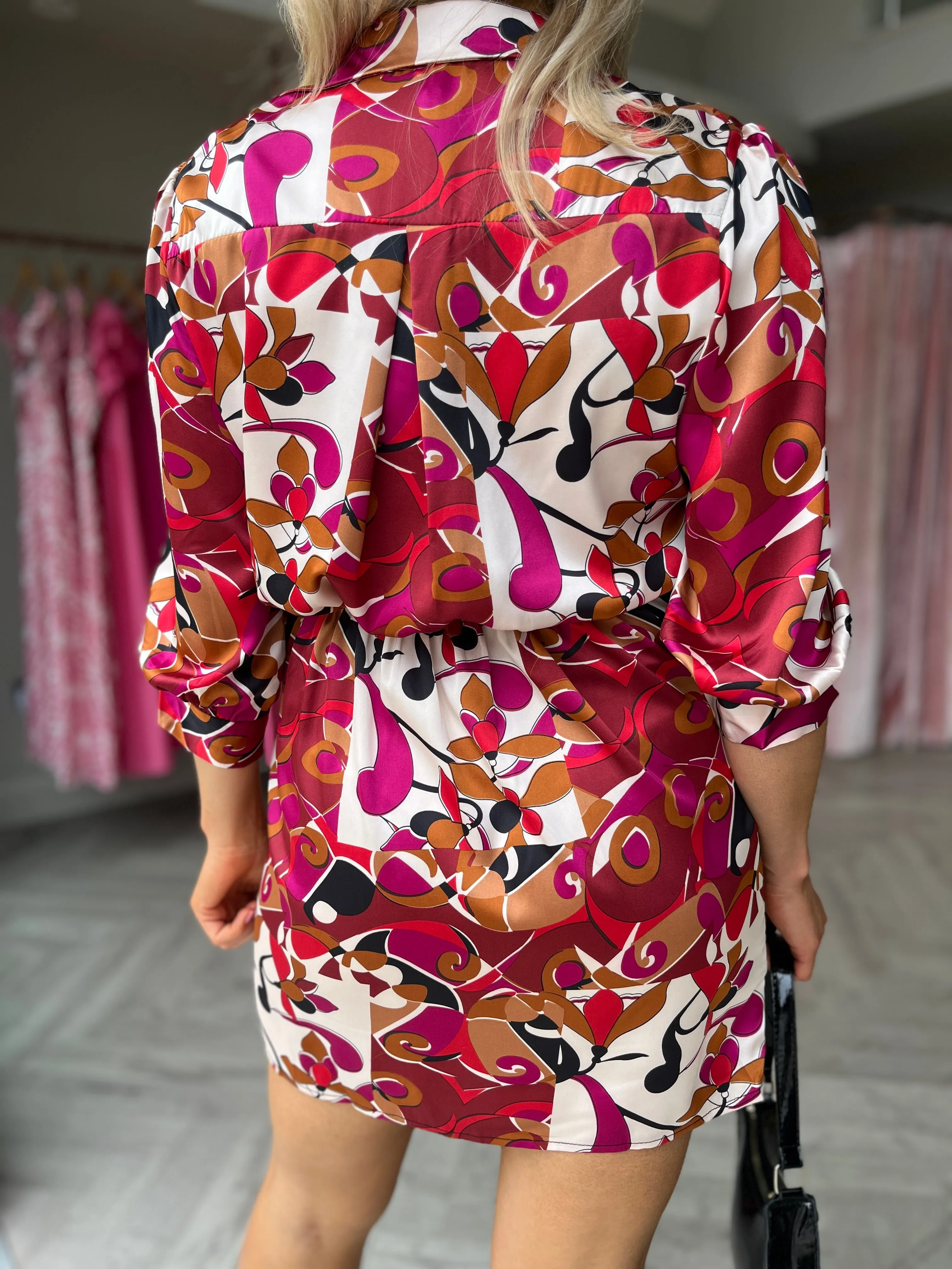 Jewel Cerise Dress