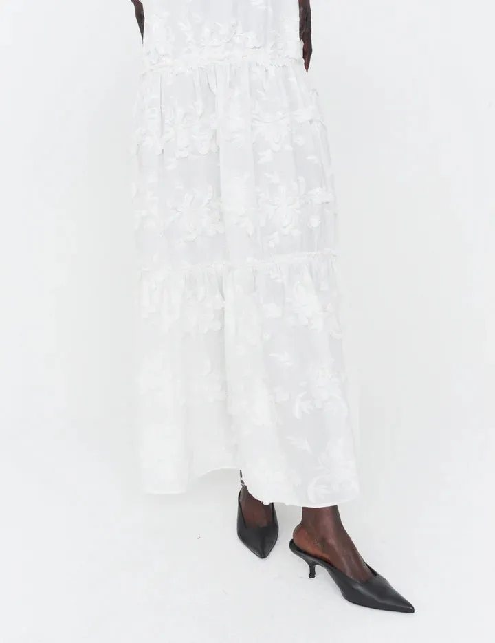 Jewell Dress in White