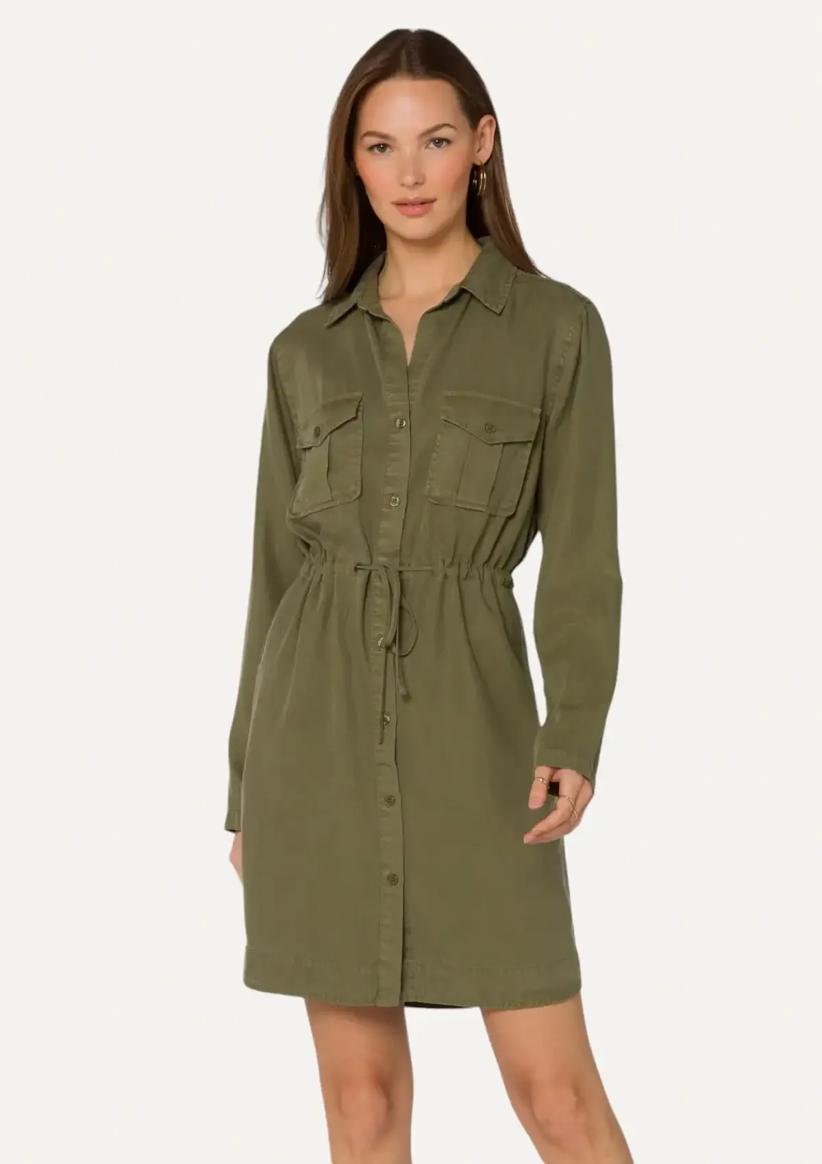 Lois Long Sleeve Utility Style Dress