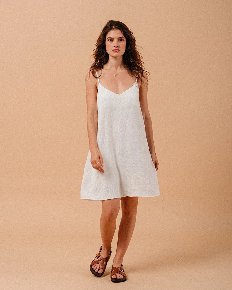 Mina Dress Ecru