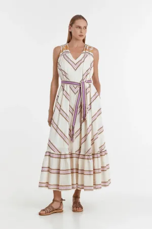NIKOL LONG DRESS LILA