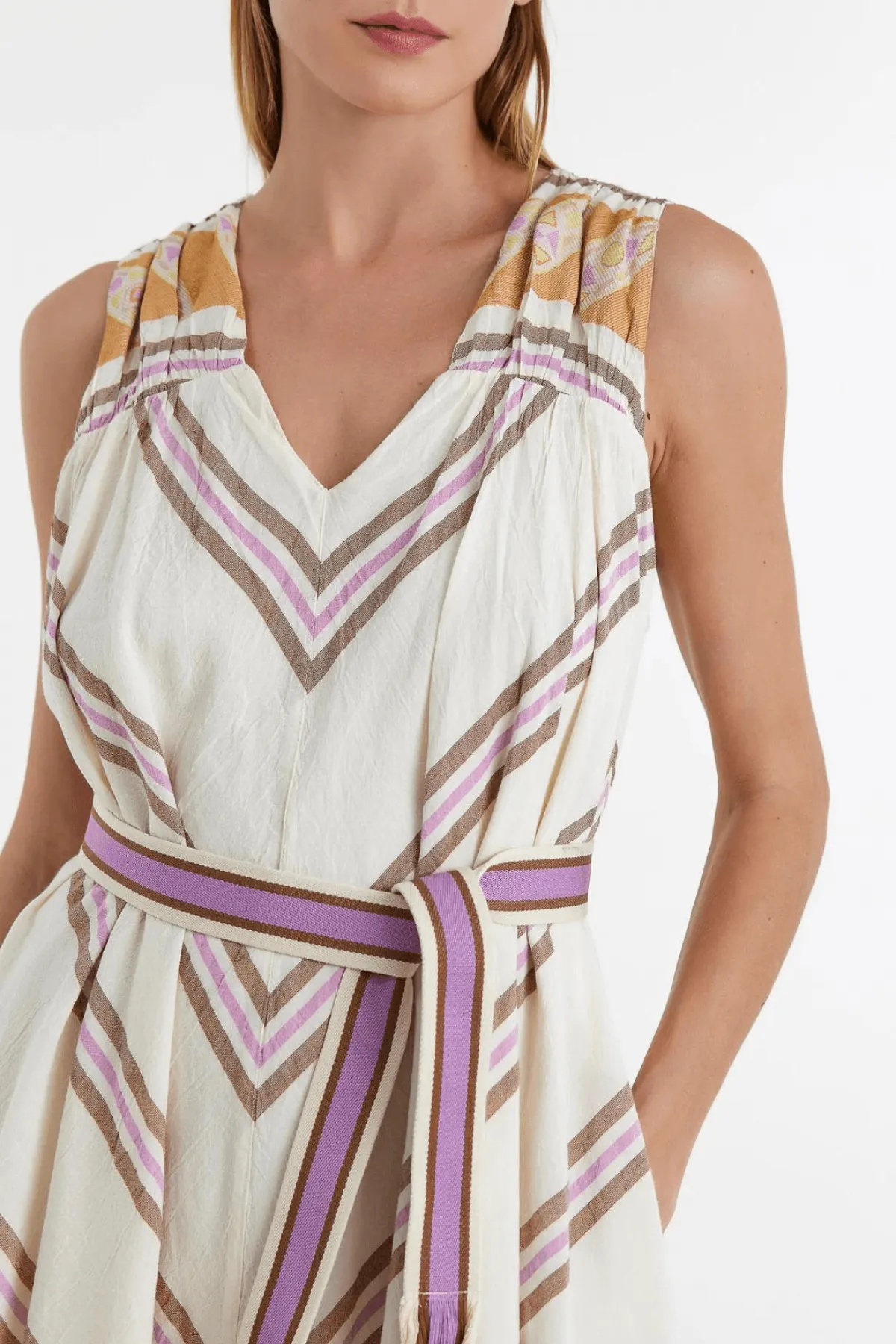 NIKOL LONG DRESS LILA