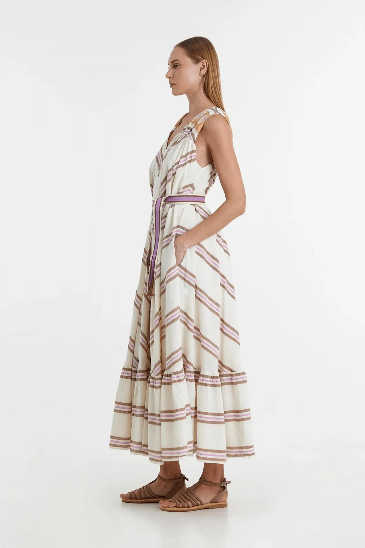 NIKOL LONG DRESS LILA
