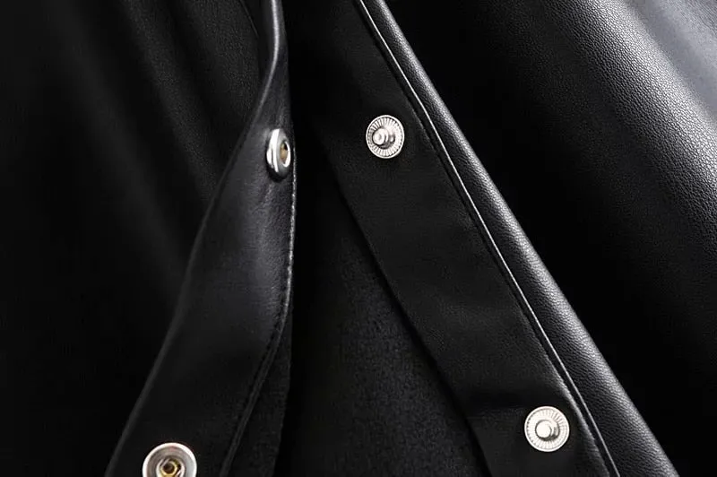 PLEATED LEATHER MIDI DRESS