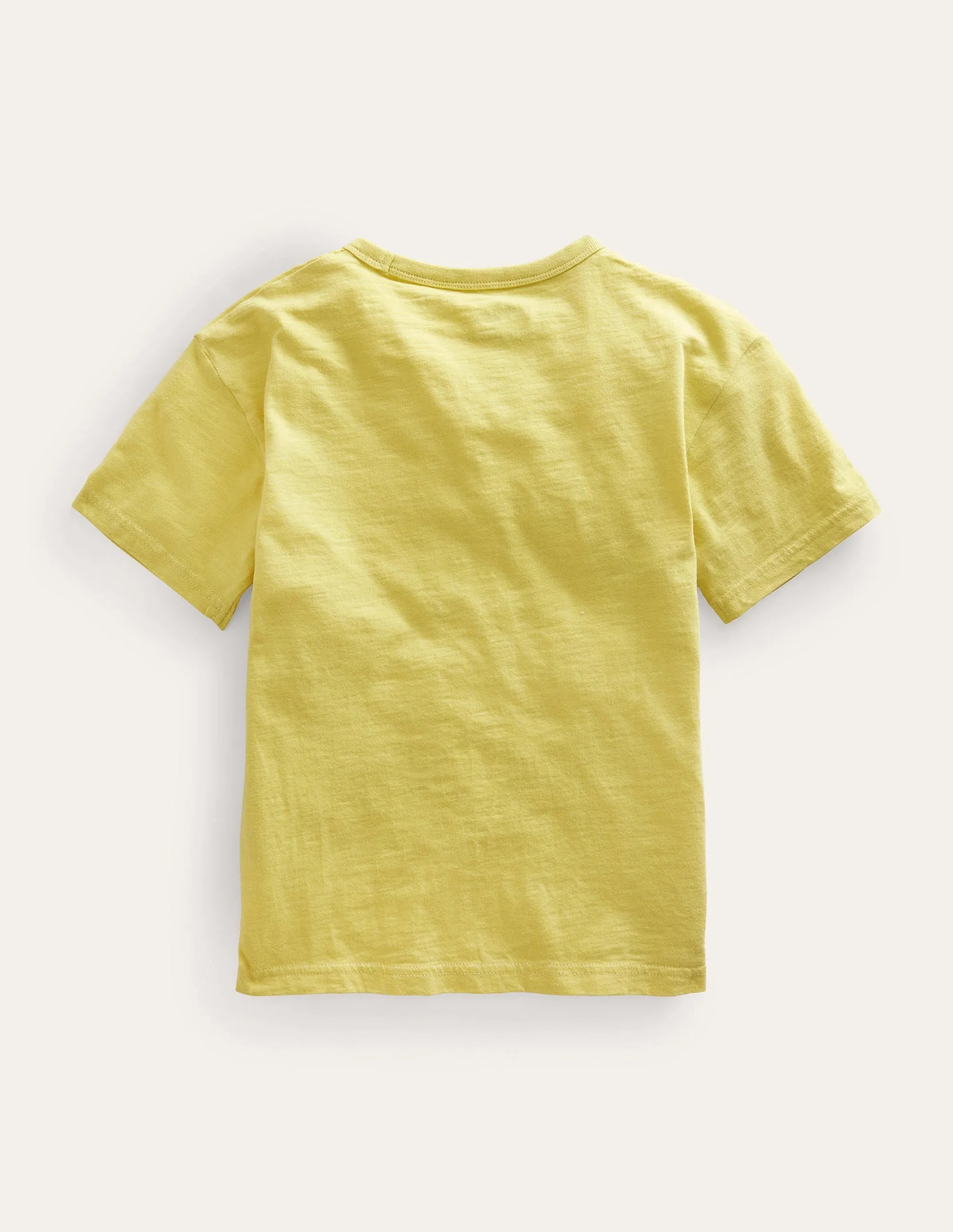 Relaxed Appliqué T-Shirt-Buttercup Yellow