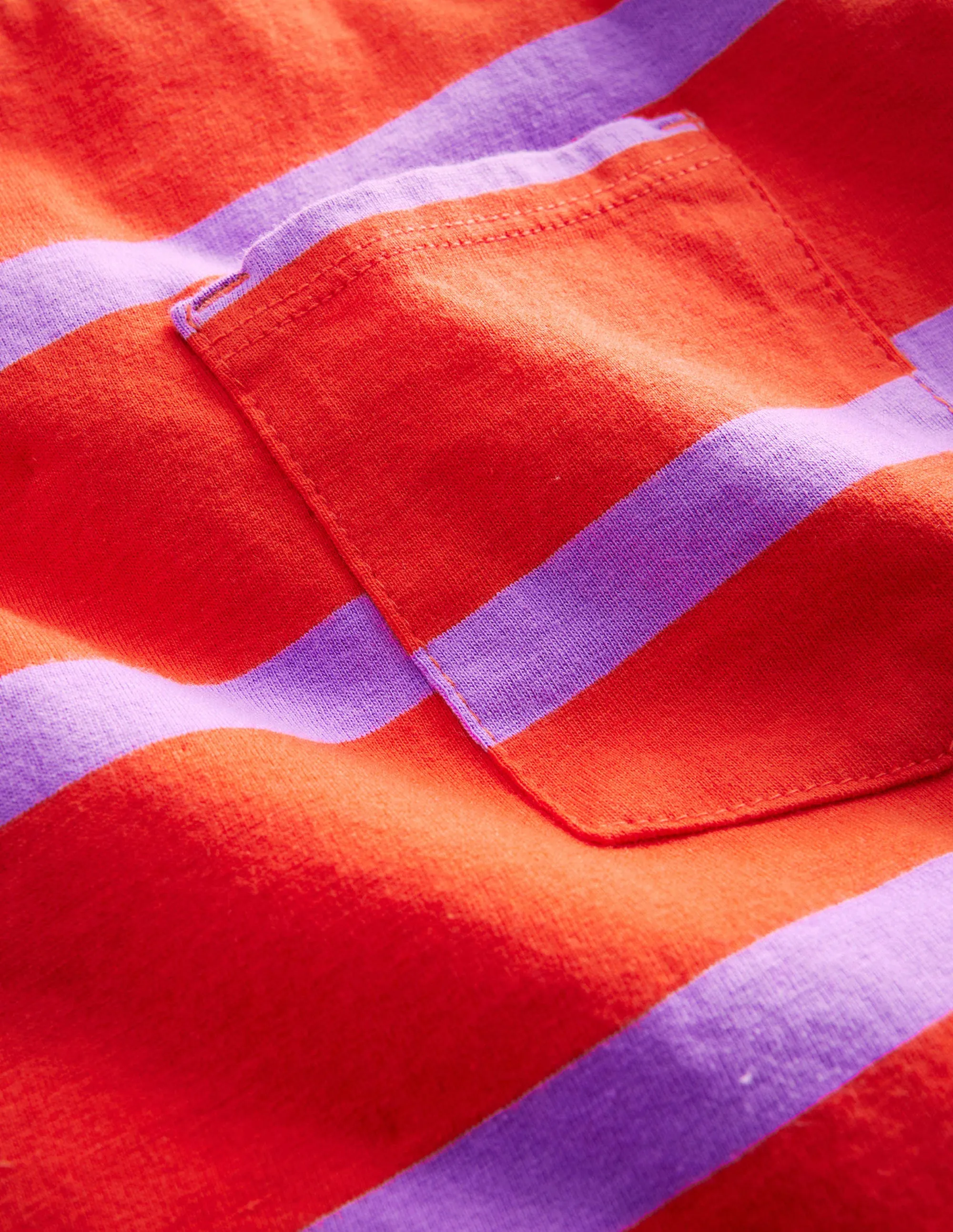 Relaxed T-shirt-Mandarin Orange/ Lupin