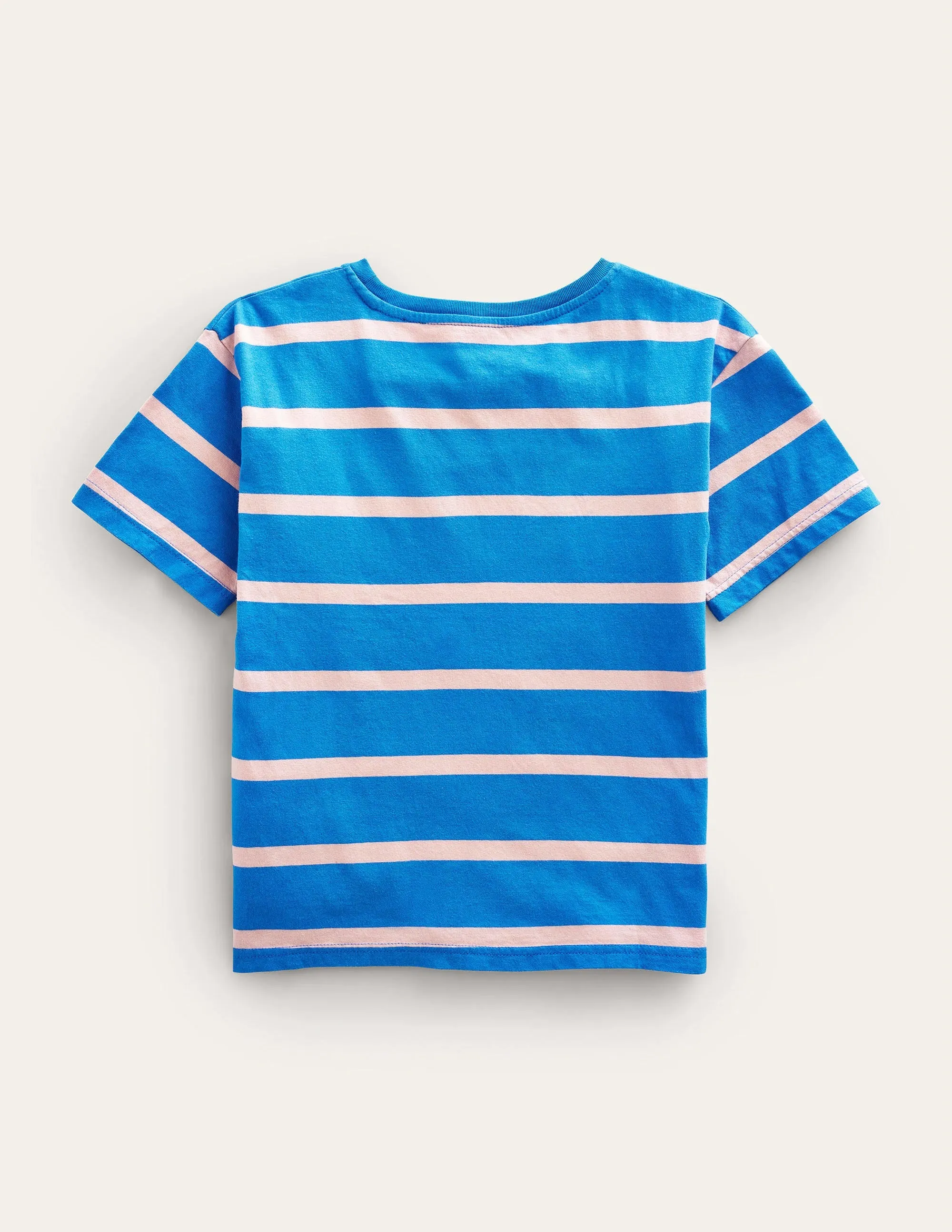 Relaxed T-shirt-Provence Blue/Pink