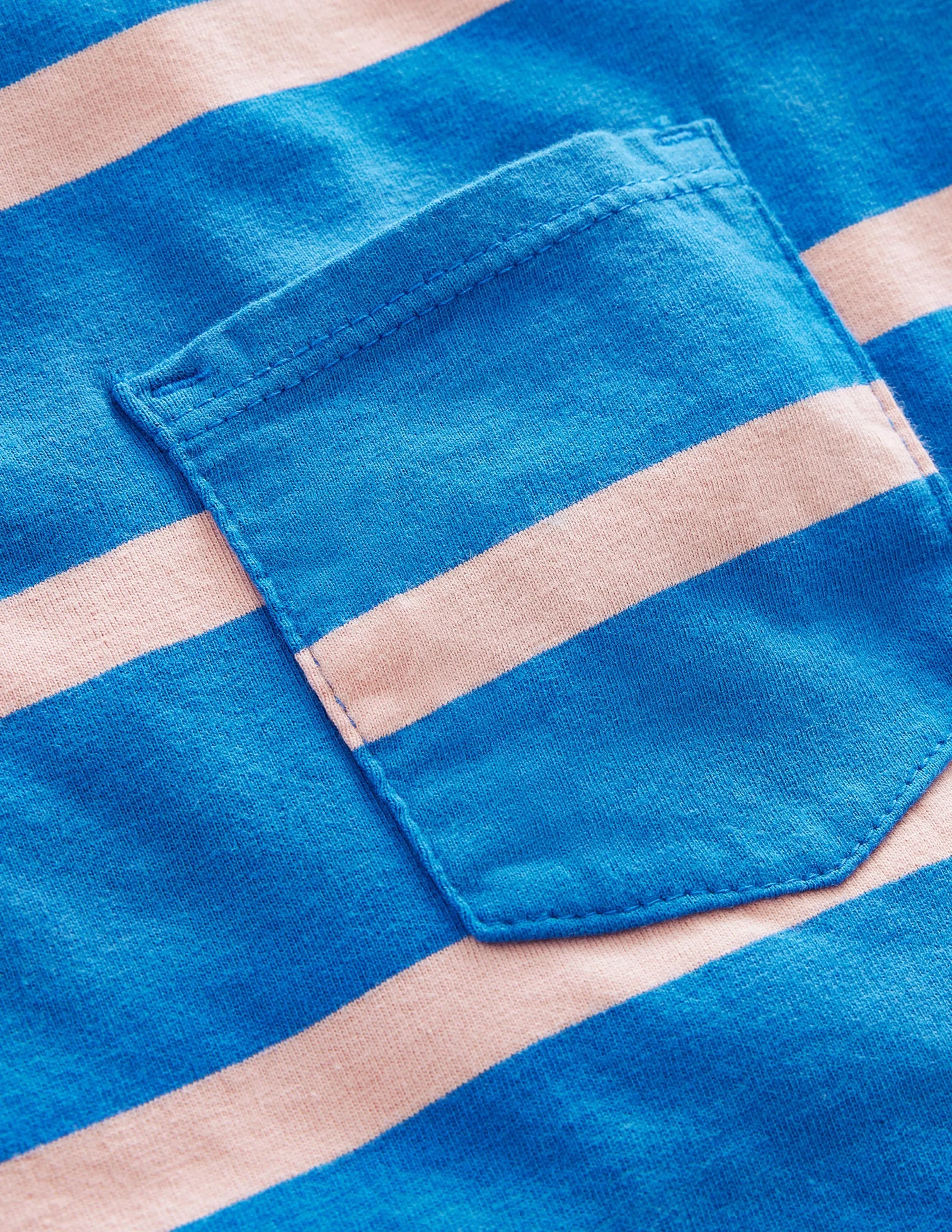 Relaxed T-shirt-Provence Blue/Pink