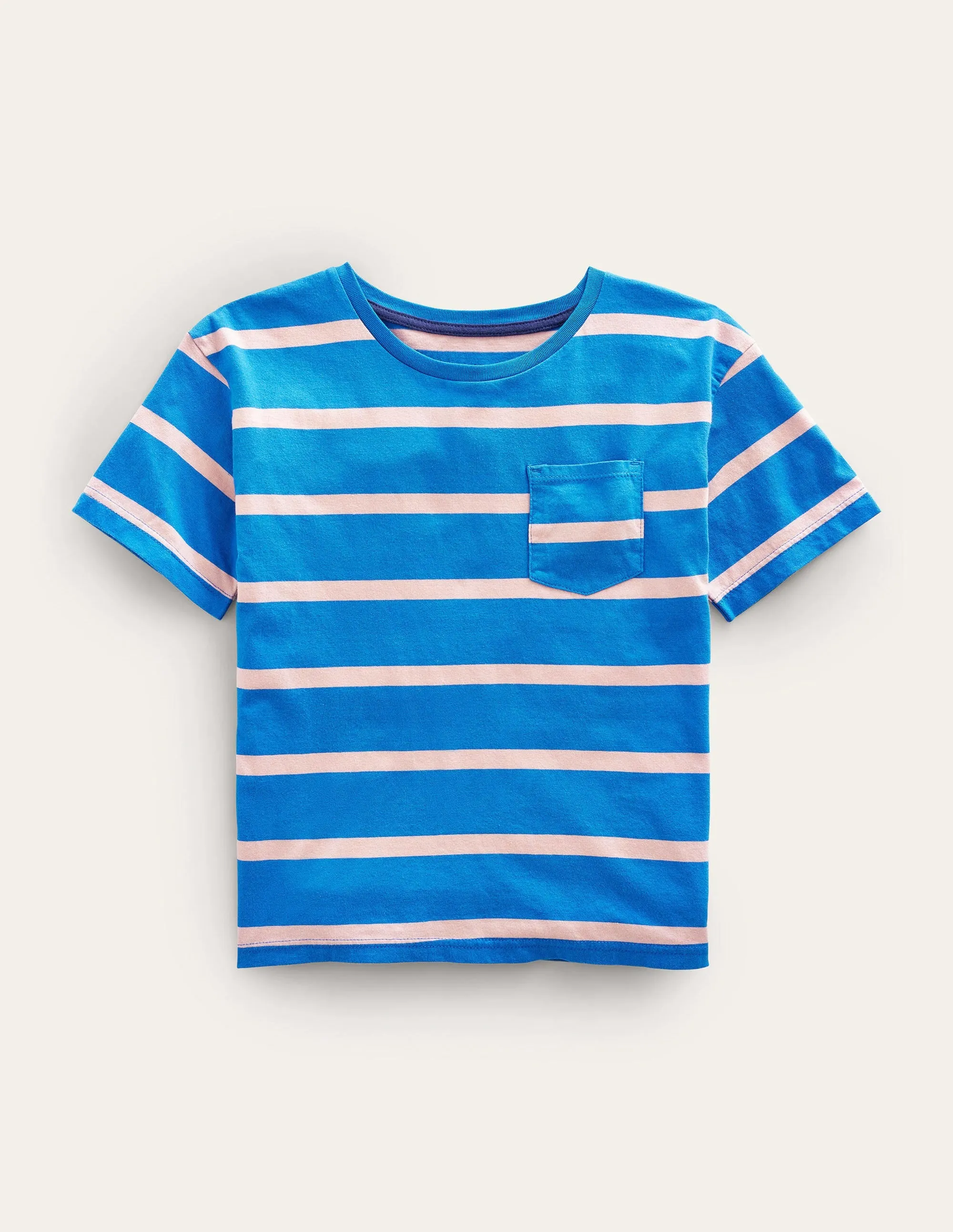 Relaxed T-shirt-Provence Blue/Pink