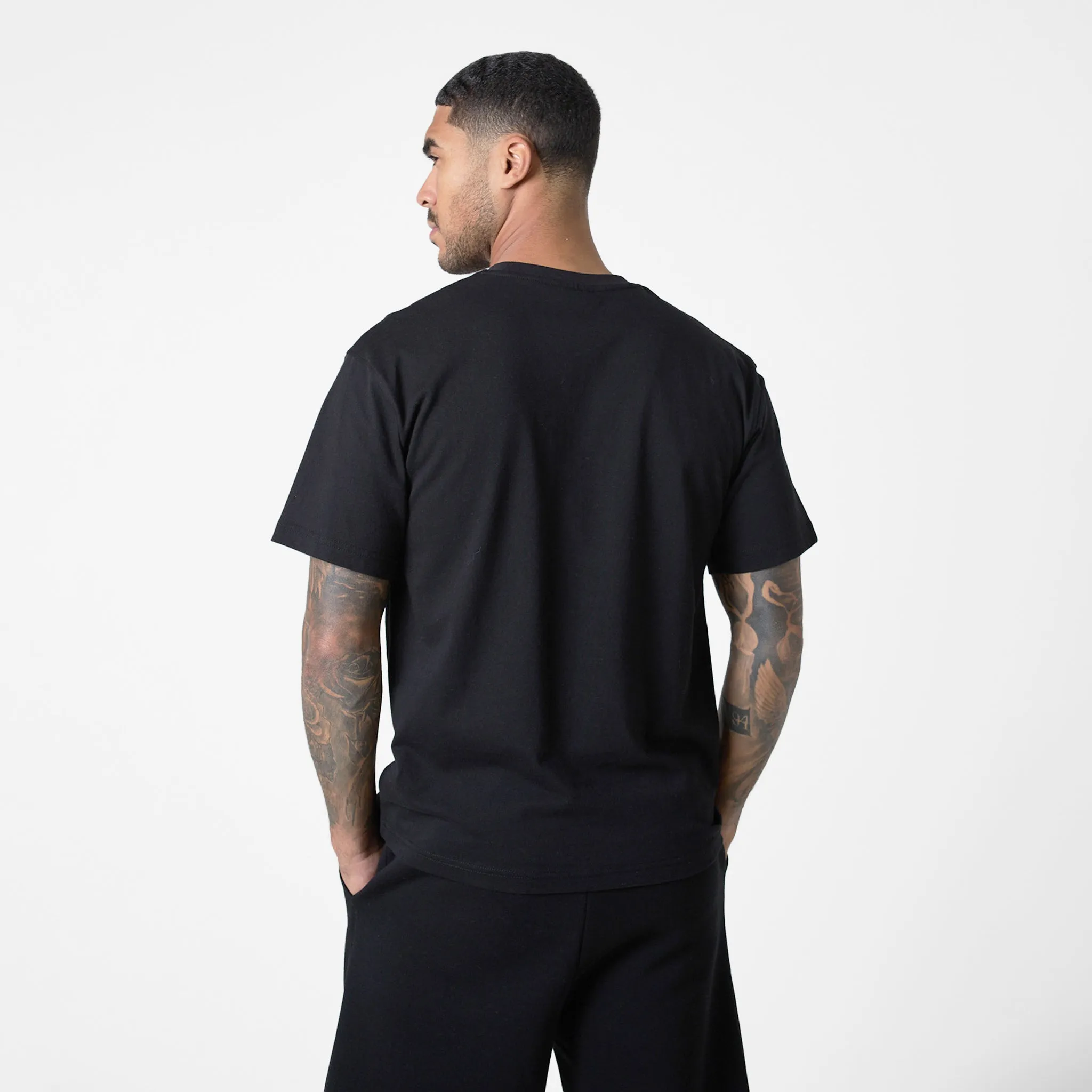 Signature Relaxed Fit Twinset | Black