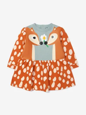 Stella McCartney Baby Girls Long Sleeve Deer Dress