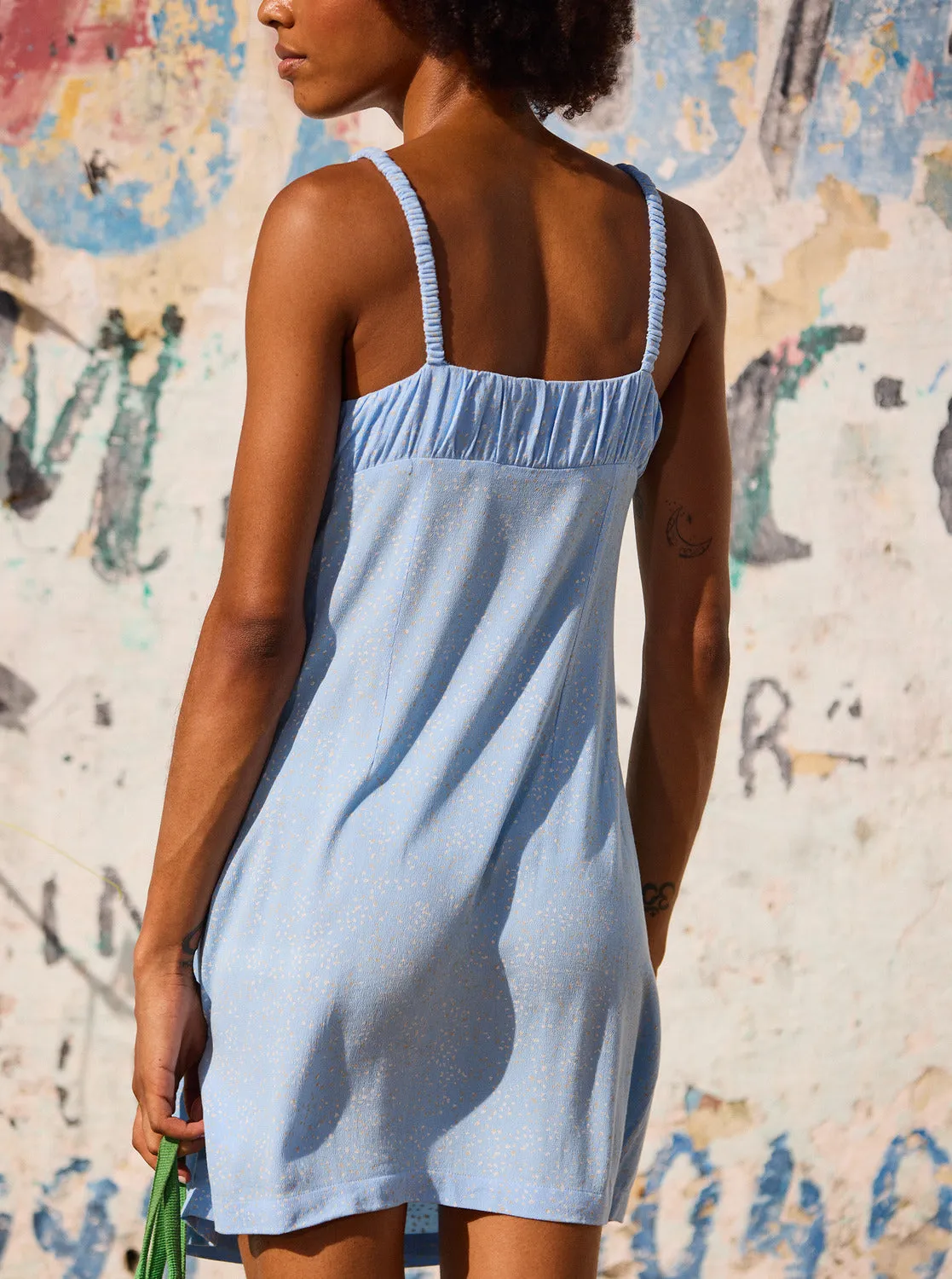 Sweet Lily Dress - Bel Air Blue Confetti Dreams