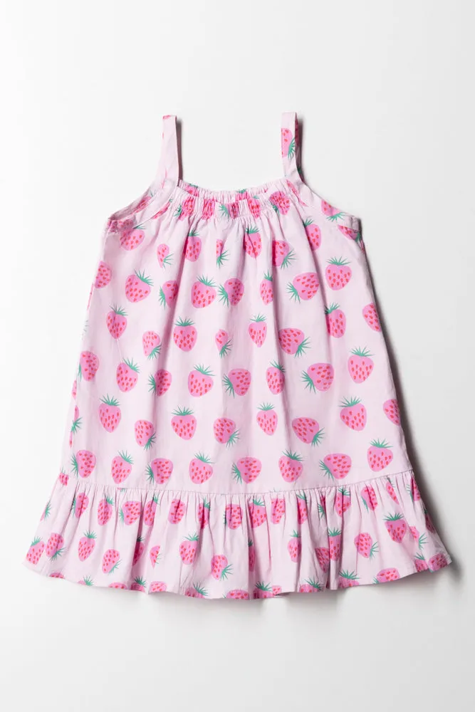 Tg Dropped Waist Dress White