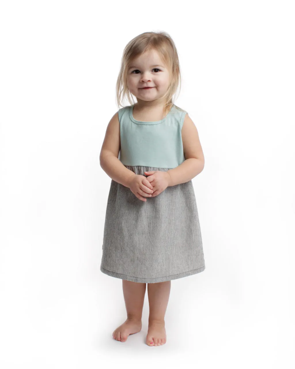 the stripe dress - mint