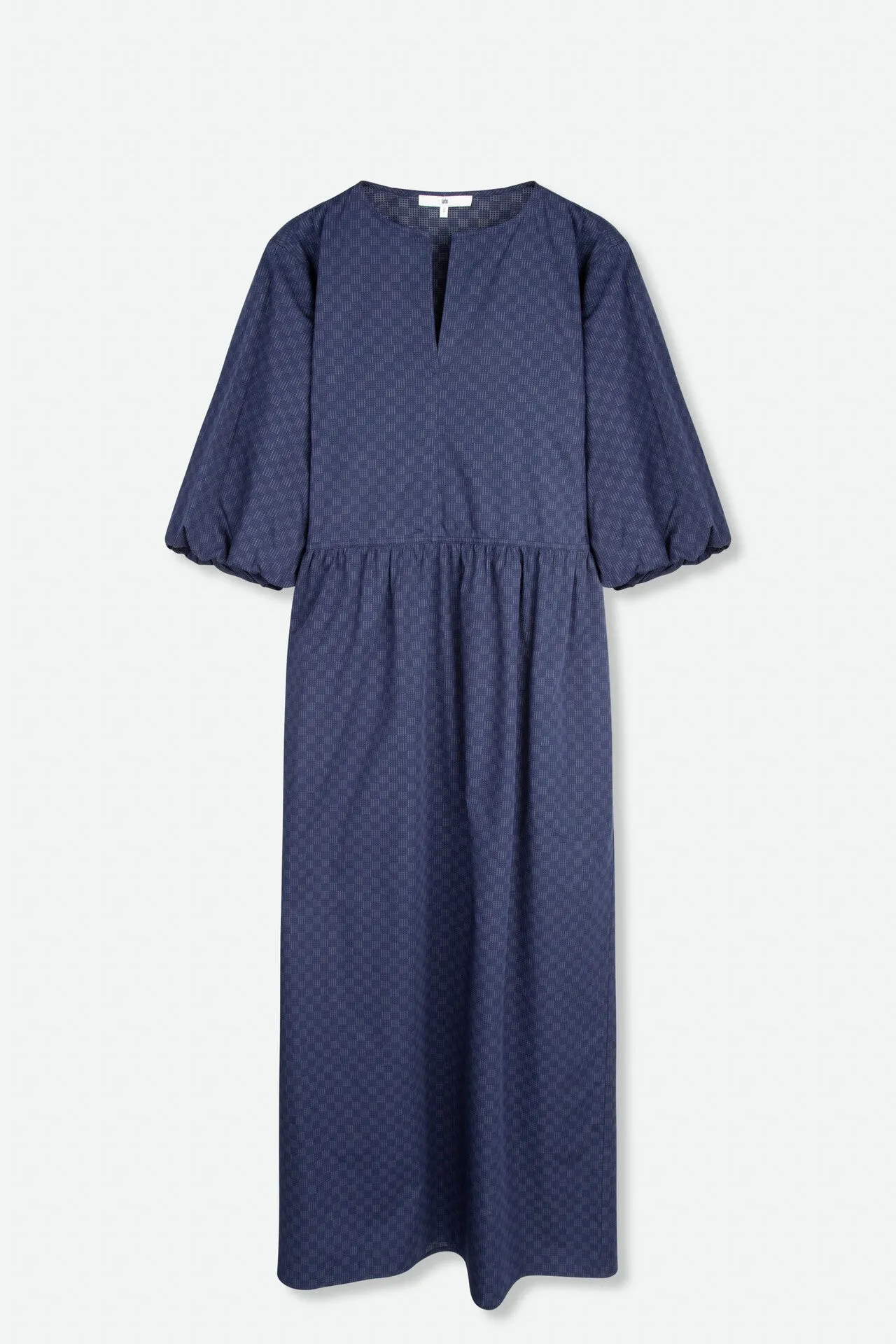 VOLUME SLEEVE ODESSA DRESS IN ITALIAN COTTON POPLIN