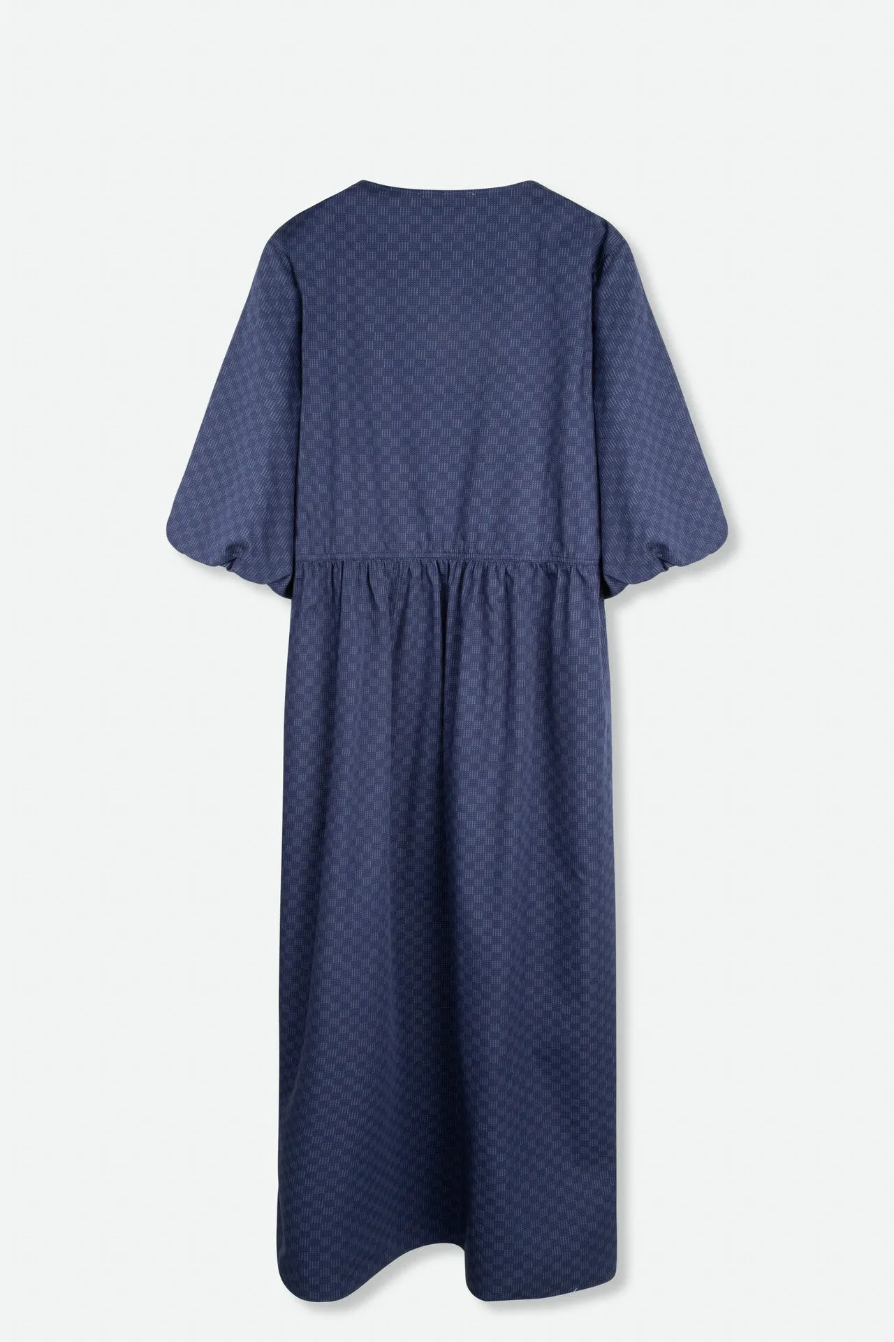 VOLUME SLEEVE ODESSA DRESS IN ITALIAN COTTON POPLIN